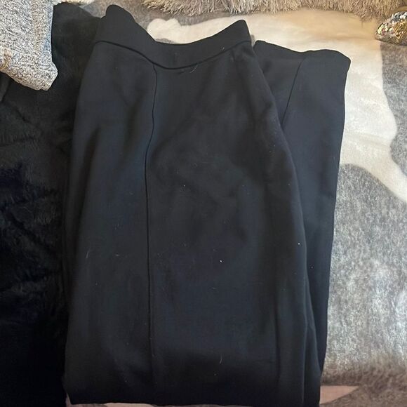 Michael kors mk ponte pull on tailored pleated slacks/pants/leggings large - Picture 1 of 6